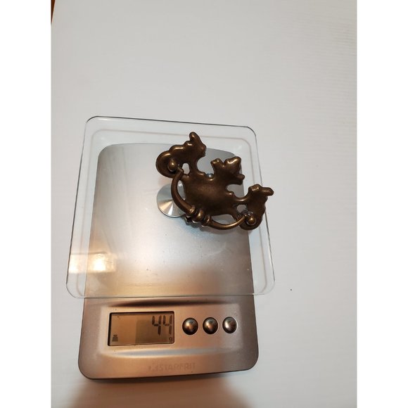 Vintage Salvaged metal Chippendale Batwing Drawer Pull Centre Mounting H… - Picture 5 of 10